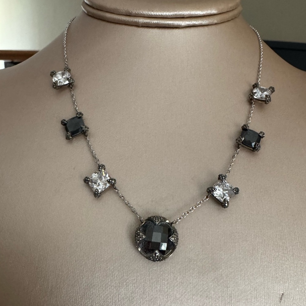 NWT Judith Jack Sterling Marcasite Necklace